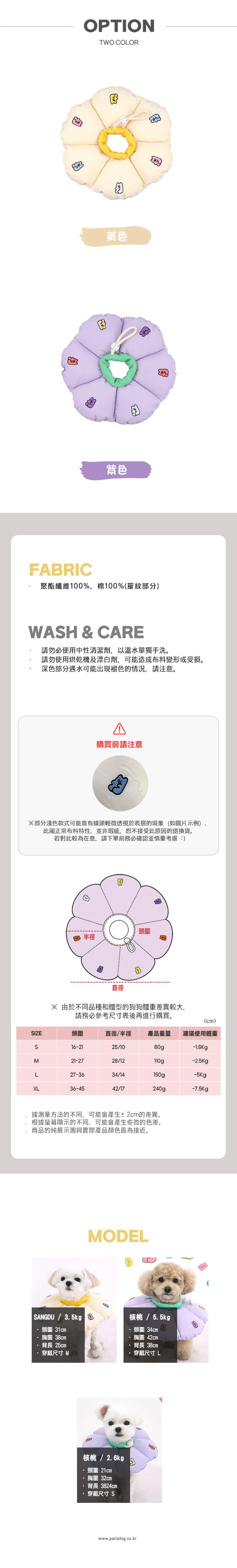 QQ小熊軟糖伊莉莎白頸圈