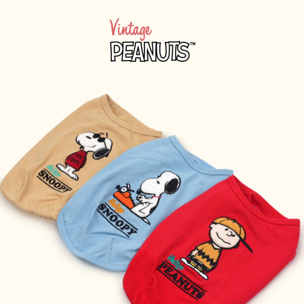 史努比復古刺繡T-SHIRT
