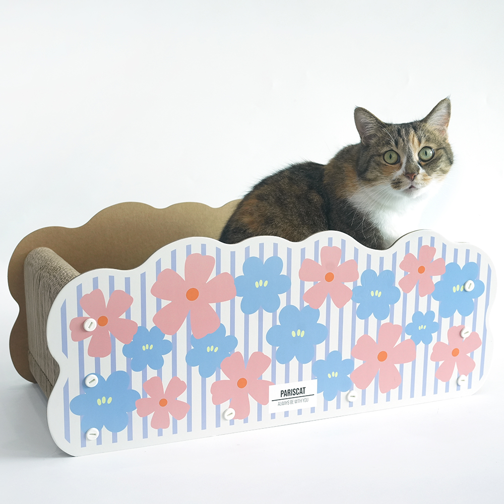 PARISCAT 小花立體貓抓板 首圖